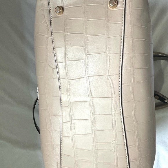 Coach 37099 Blake Carryall Croc Embossed Satchel Swagger Stone Beige Leather - Picture 5 of 10